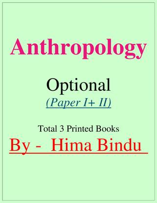 Anthropology Optional Notes By Hima Bindu Mam