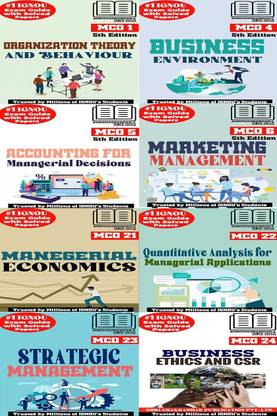 IGNOU MCOM 1st Year Help Books Combo Of MCO 1 MCO 4 MCO 5 MCO 6 MCO 21 MCO 22 MCO 23 MCO 24 (IGNOU Study Notes/Guidebook Chapter-Wise) For Exam Studies With Solved Latest Previous Year Question Papers