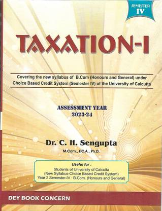 Taxation-I For 2nd Year Iv Semester