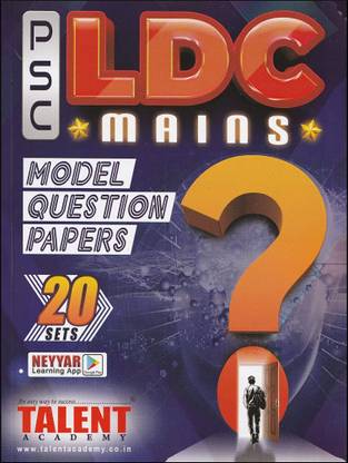 Kerala PSC LDC Mains - Model 20 Set Question Papers ( Talent Academy )