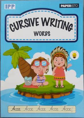 MPC- Cursive Writing Word - Book To Learn & Practice Writing Cursive English- Capital And Small - For 2-5 Year Old Children | Cursive Writing Word Book For All Children, Kids | Early Learning Books For Kids, Etc