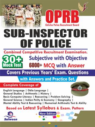 OPRB Odisha Sub Inspector Of Police (SI)Exam Book, Odisha Police Exam Guide, Previous Papers With Practice Sets As Per New Syllabus With 30 Mock Test 2024-25