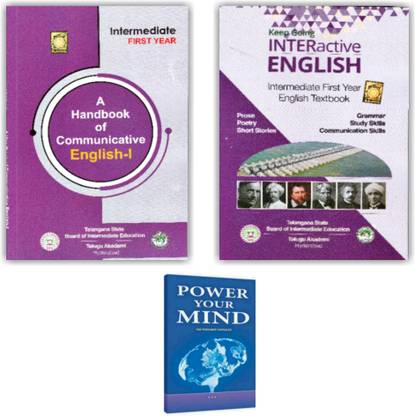 A Handbook Of Communicative English - 1 And Interactive English For Telangana 1st Year Intermediate