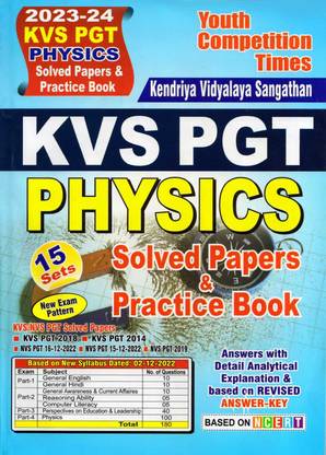 KVS PGT Physics Solved Papers & Practice Book