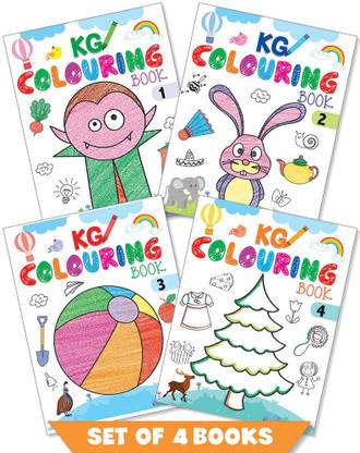 KG Colouring A Set Of 4 Book