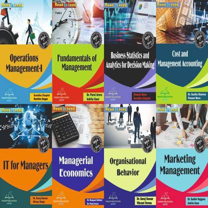 RTU/ MBA 1 SEMESTER (8 IN 1) COMBO PACK By Thakur Publication , Rajasthan Technical University
