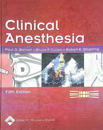 CLINICAL ANESTHESIA (Old Book)