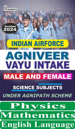 Indian Airforce Agniveer Vayu Group X Intake 2024-2025 Science Subjects (Set Of 3 Books)