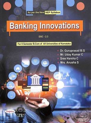 बैंकिंग इनोवेशंस Dsc - 2.3 फॉर Bcom 2 सेम : Nep