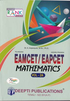 Eamcet/eapcet Mathematics Vol - 2a Latest 2024