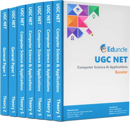NTA UGC NET/JRF Computer Science And Application Book For Paper 1 & 2 (Set Of 7) - Latest Edition By Eduncle