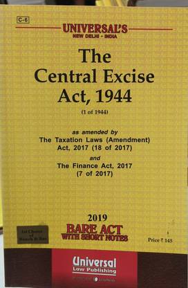 The Central Excise Act,1944