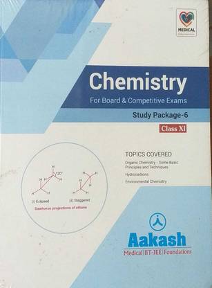 Aakash Study Package 6 For Board And Competitive Exams - Class 11 And 12 (Physics, Chemistry) - Set Of 4 Books - 2021