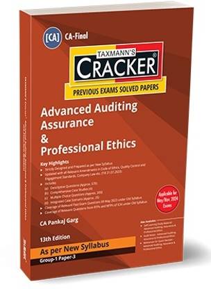 Advanced Auditing Assurance & Professional Ethics (Audit) | CRACKER | EDITION 2024