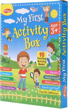 My First Activity Books Learning Fun For Kids Numbers, Mazes, Word Search, Mind Games, Search And Find, Matching Fun, Fun With Dots, Find The Differences, Patterns, English Alphabet Engage Your Child Kids 3 Year To 7-Year-Old