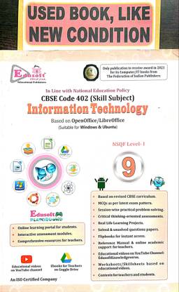 CBSE Information Technology Class-9 (Old Book)
