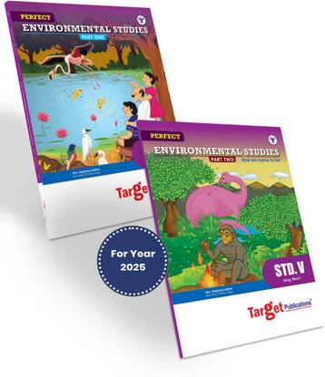 Std 5 EVS 1 & 2 (Environmental Studies) Perfect Notes |Maharashtra State Board | English Medium | Includes Textual Q & A, MCQs, Activity Based Qs, Topic Tests | Set Of 2 Books