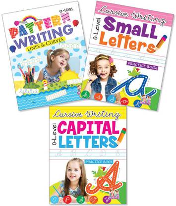 Combo Set Of 3 Books (Pattern Writing & Cursive Writing Capital/Small)