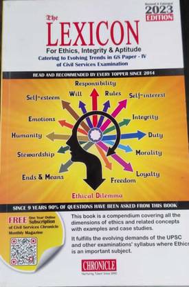 The LEXICON For Ethics, Integrity & Aptitude | 2023 Edition
