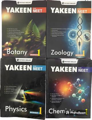 Yakeen For Neet Droppers Physics-6, Chemistry-6, Botany-3 And Zoology-3 Modules 18 (English, Paperback