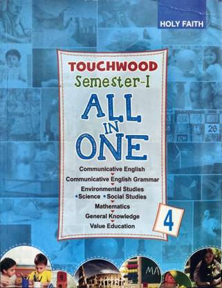 Touchwood All In One Semester Book Class - 4 Sem - 1