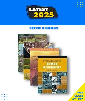 Geography NCERT Book Set Class 6-12 - NCERT (Set Of 9 Books)