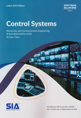 Control Systems (ECE) B.Tech III-Year I-Sem (R22)JNTU-HYD Latest 2024 Edition