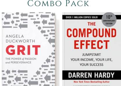 Combo Pack : Grit: The Power Of Passion And Perseverance

Book By Angela Duckworth

& Darren Hardy

The Compound Effect

Book By Darren Hardy