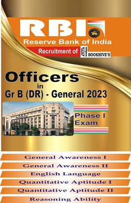 RBI Officers Grade B DR General 2023 Phase I Exam (Set Of 6 Books)