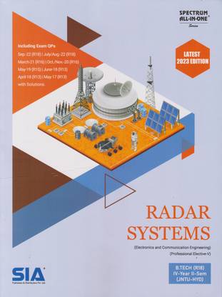 Radar Systems (Professional Elective-V) B.Tech IV-Year II-Sem (R18) (Electronics And Communication Engineering) JNTU-Hyderabad Latest 2023 Edition