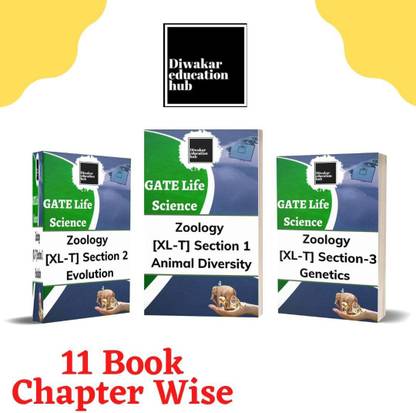 GATE Life Science Zoology [XL -T] Sets Of 11 Books With 4000 + Question Answer As Per Updated Syllabus