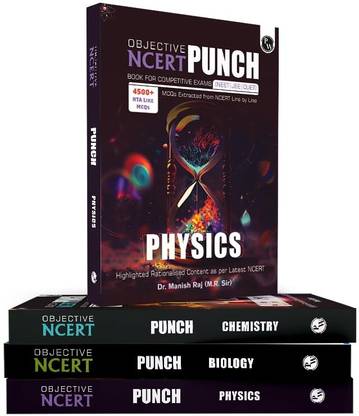 PW NCERT Punch Physics, Chemistry And Biology Set Of 3 Books Combo For Competitive Exams (NEET And CUET) | Includes A&R And Statement Type Questions Edition 2023-2024 � 4 June 2023
