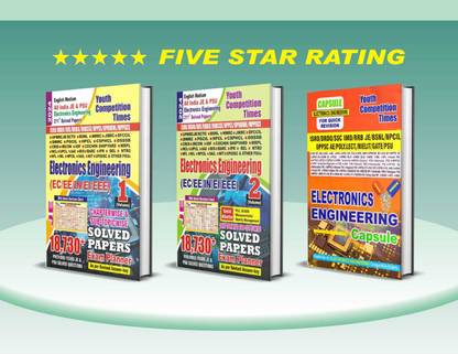 (English Medium) JE Electronics Engineering Volume-1 & 2 + Capsule Chapterwise Solved Papers