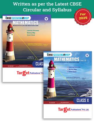 CBSE Class 10 Maths Notes (Vol 1 & Vol 2) Books | HOTS, NCERT Exemplar, Textual And Intext Questions With Solutions | Chapterwise Previous Years Solved Questions, MCQs