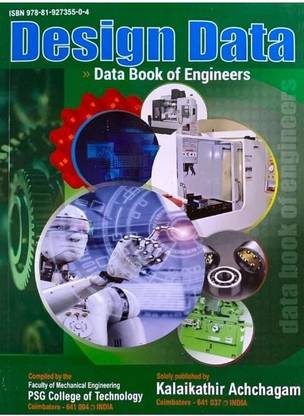 Design Data - Data Book Of Engineers By Kalaikathir Achchagam