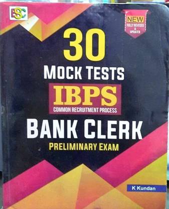 Bsc 30 Mock Tests Ibps Bank Clerk Preliminary Exam