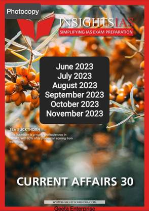 Insights Current Affairs 30 June To November 2023 Photocopy