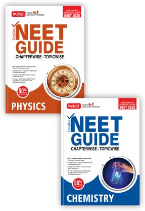 MTG Complete NEET Guide Physics & Chemistry Book For 2025 Exam - NEET NMC Syllabus Based Chapterwise Theory & Concept Map | 10 Years Chapterwise Questions (PYQs) With Detailed Solutions (Set Of 2)