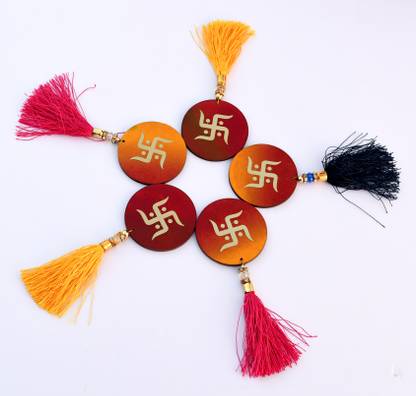 Global Resin Art Swastik Religious Footprint