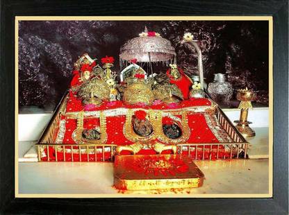 लोकंज माँ वैष्णो देवी फोटो फ्रेम कटरा साइज़ 33 * 23 CM रिलीजियस फ्रेम