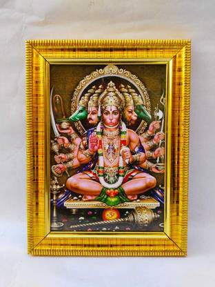 TTD STORE PANCHAMUKHA HANUMAN 6*8 Religious Frame