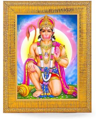 PrintShare Religious Image of Bajarang Bali. Lord Hanuman Religious Frame
