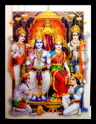 SUNINOW 5D RAM DARBAR PHOTO FRAME Religious Frame