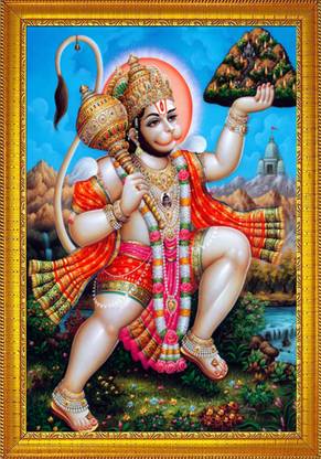 lyrarts HANUMANJI Religious Frame