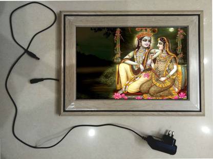 anshul internet point , KRISHNA JI , LED Religious Frame