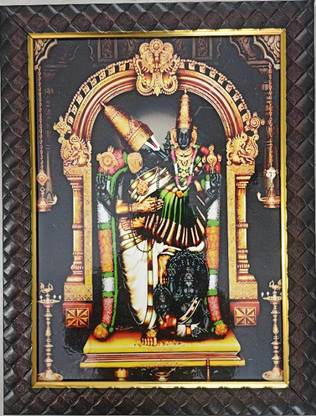 DIGITOUCH DESIGN God Varaha Swamy with Lakshmi Devi/Nithyakalyana Perumal(Vishnu) photo frame Religious Frame