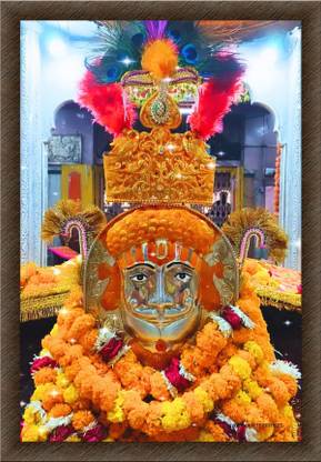 LAXENT Ramdevra Ramdev Ji Ramapir Wall Photo Frame With Protection Sheet, Laminated Religious Frame