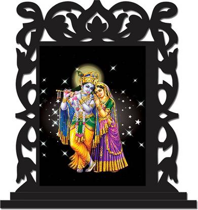 ShivaArts Radh-krishna Religious Frame
