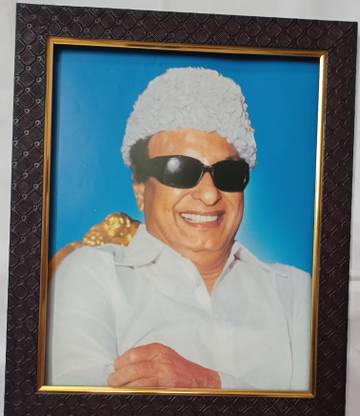 VGS MARKETINGS Puratchi thalaivar Dr.m.g.ramachandran Dr MGR Photo Frame Religious Frame