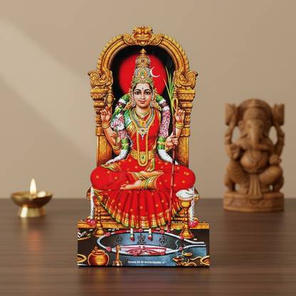 Giriram Photos Sri Kanchi Kamakshi Amman Photo Wooden Cutout Religious Frame